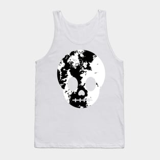 Fractured Skull (White Background) Tank Top